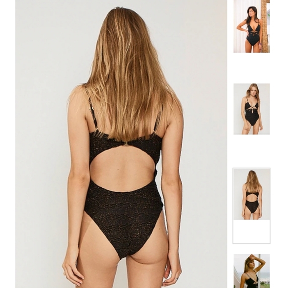 Suboo Nadine One Piece in Black and Gold - Picture 5 of 16